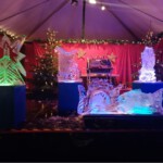 Live dabei sein und die Kunst Chrisitan Staber, Eisschnitzer